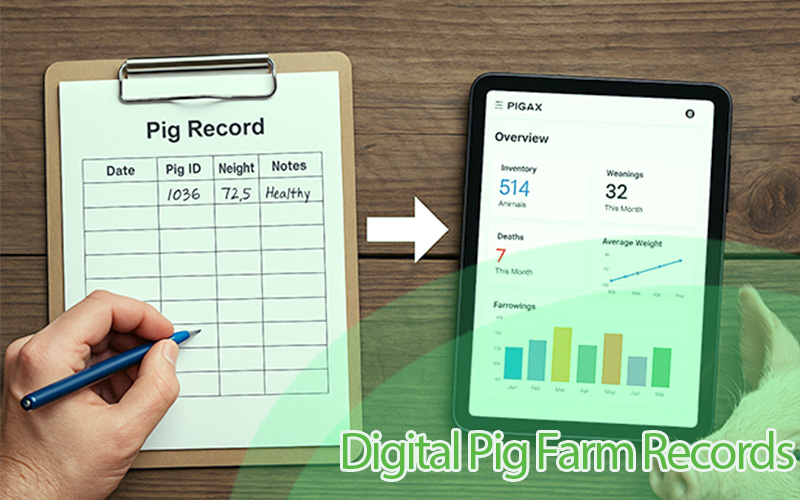 How to Modernize Pig Farm Records from Paper to Digital Tools