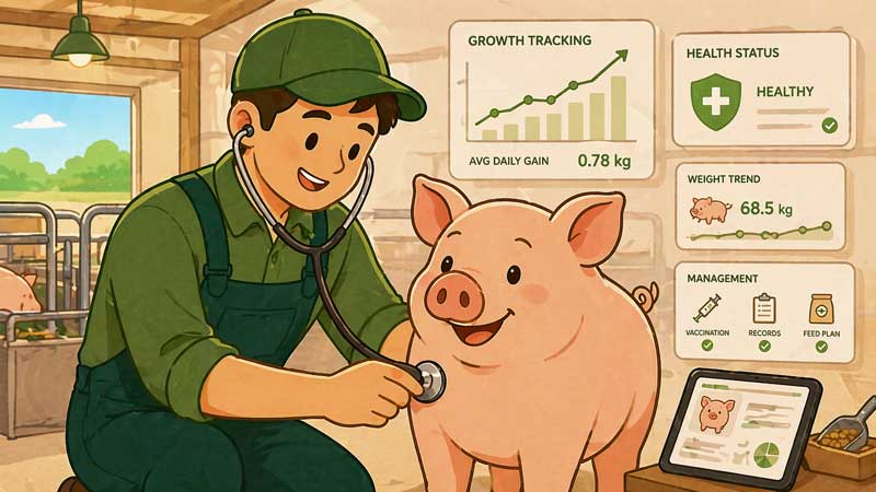 How to Track Pig Health and Growth with the Right Tools