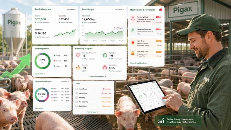 The Complete Guide to Managing a Profitable Pig Farm with Pigax